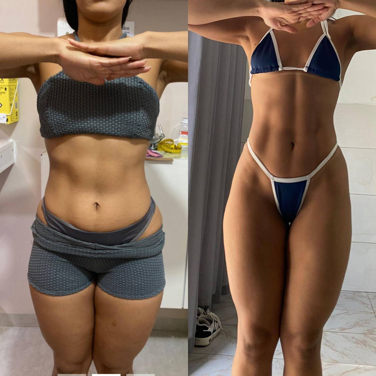 Antes e depois — aluno 9