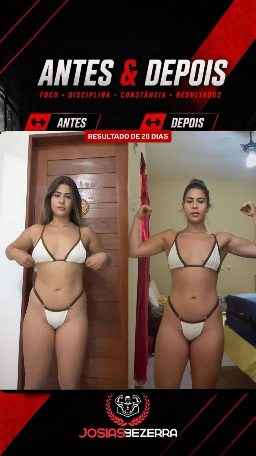 Antes e depois — aluno 4