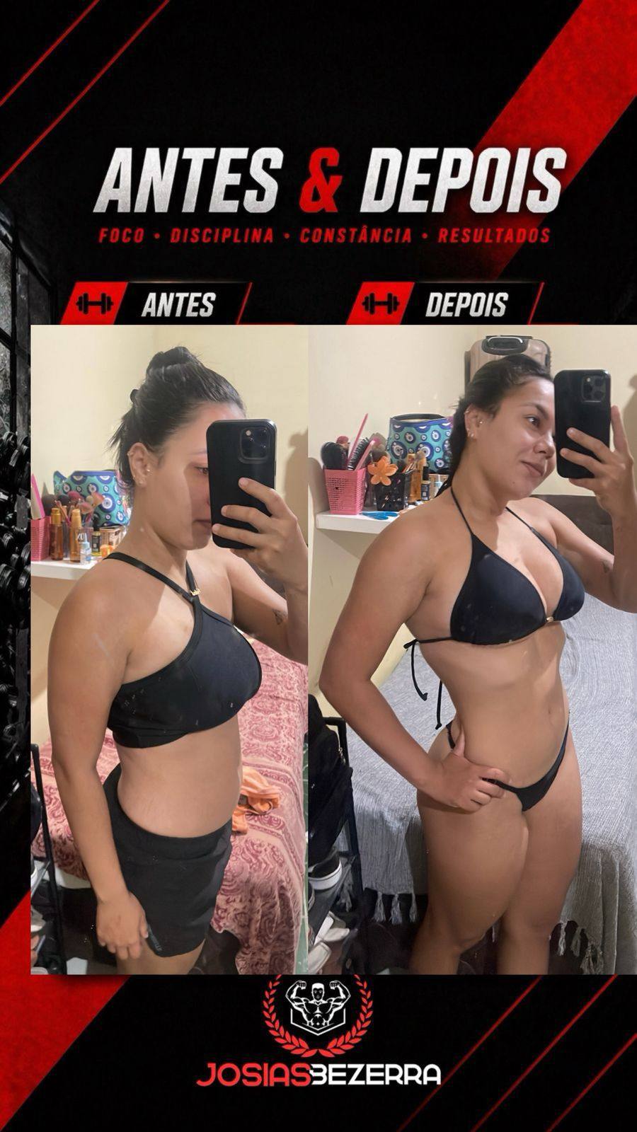 Antes e depois — aluno 2