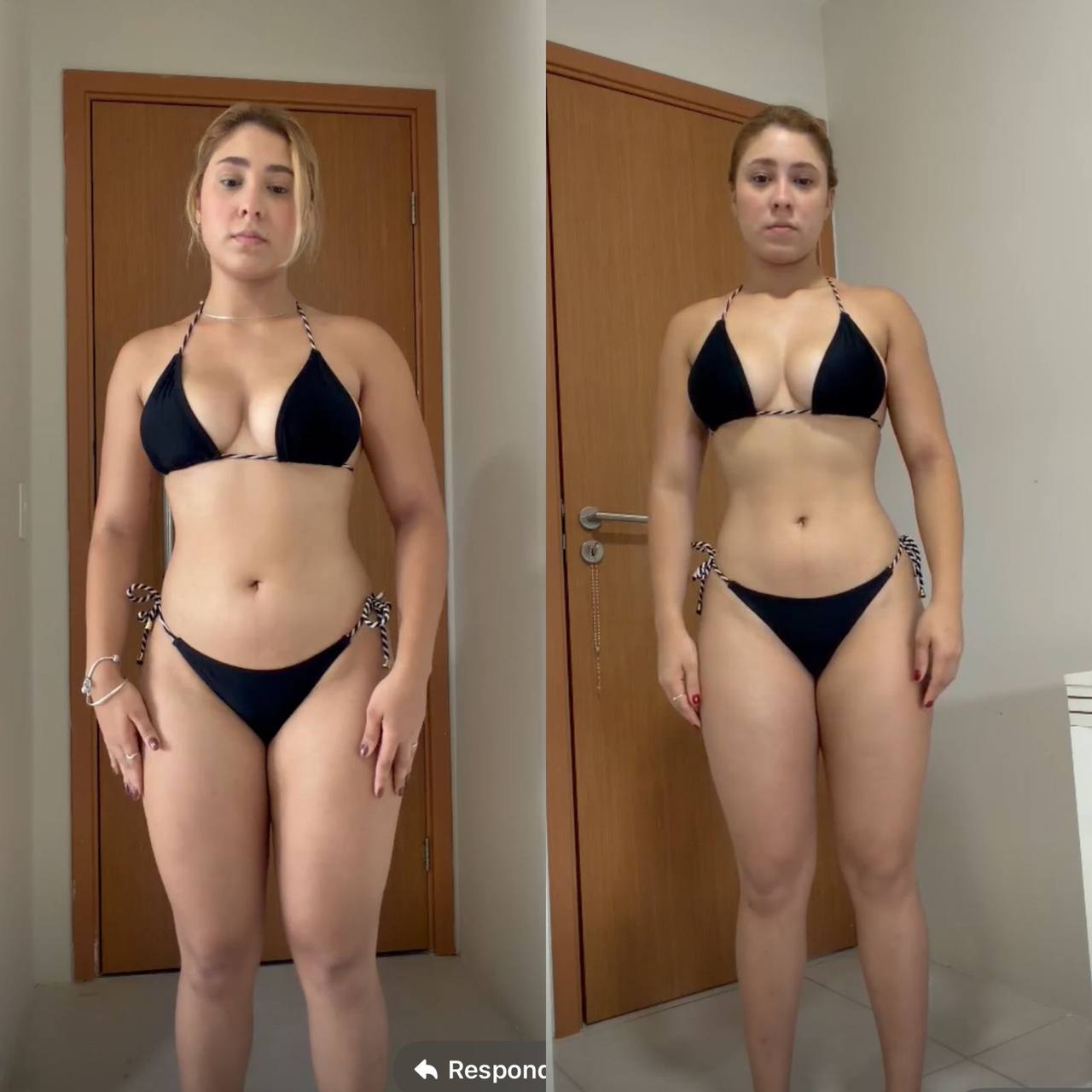 Antes e depois — aluno 6