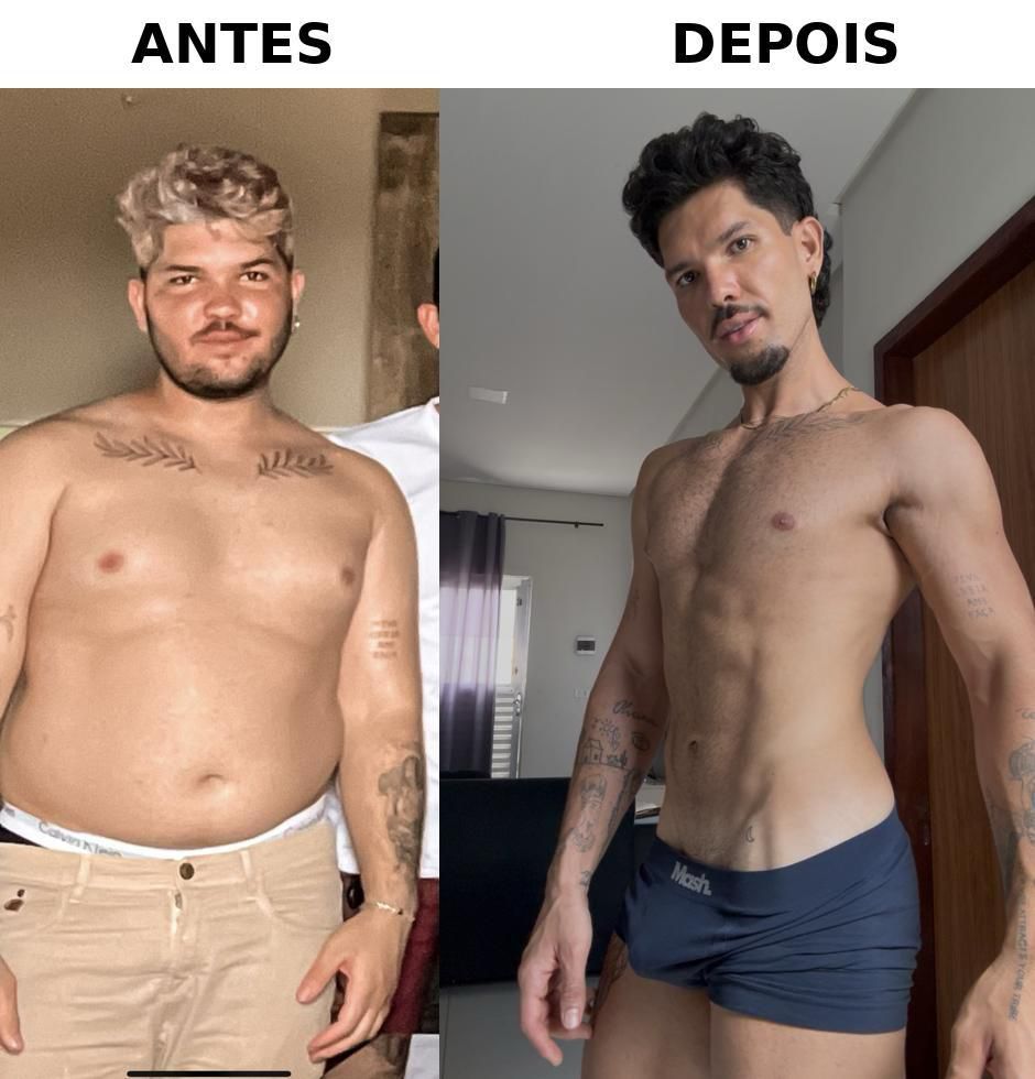 Antes e depois — aluno 10